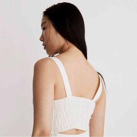 Madewell NWT Modular Sleeveless Tank in Lighthouse Size 16 - Picture 3 of 7